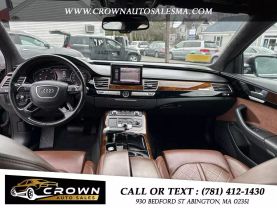 2016 AUDI A8 SEDAN V8, TURBO, 4.0 LITER L 4.0T SPORT SEDAN 4D