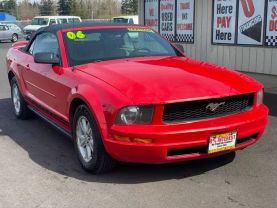 2006 FORD MUSTANG CONVERTIBLE V6, 4.0 LITER CONVERTIBLE 2D