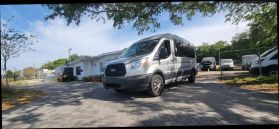 2019 FORD TRANSIT 350 WAGON PASSENGER V6, 3.7 LITER XLT W/MEDIUM ROOF W/SLIDING SIDE DOOR VAN 3D