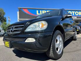 2002 MERCEDES-BENZ M-CLASS SUV V6, 3.2 LITER ML 320 SPORT UTILITY 4D