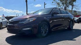 2020 KIA OPTIMA SEDAN BURGUNDY AUTOMATIC -  V & B Auto Sales