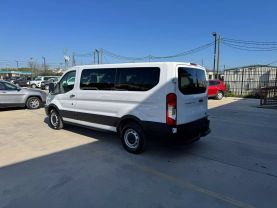 2019 FORD TRANSIT 150 WAGON PASSENGER V6, 3.7 LITER XLT W/LOW ROOF W/60/40 SIDE DOOR VAN 3D at Motors On Wheels - used car dealership in Houston, Texas.