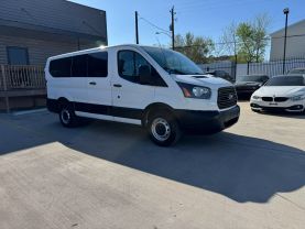 2019 FORD TRANSIT 150 WAGON PASSENGER V6, 3.7 LITER XLT W/LOW ROOF W/60/40 SIDE DOOR VAN 3D at Motors On Wheels - used car dealership in Houston, Texas.