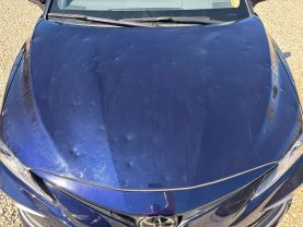 2022 TOYOTA CAMRY SEDAN 4-CYL, 2.5 LITER LE SEDAN 4D at T&T Repairables - used car dealership in Spencer, Indiana.
