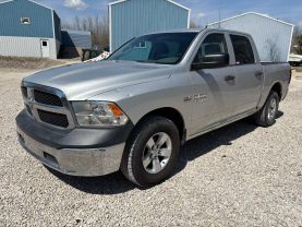 2014 RAM 1500 CREW CAB PICKUP V8, HEMI, 5.7 LITER TRADESMAN PICKUP 4D 5 1/2 FT at T&T Repairables - used car dealership in Spencer, Indiana.