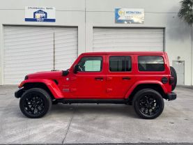 2024 JEEP WRANGLER 4XE SUV 4-CYL, HYBRID, TURBO, 2.0 LITER SAHARA 4XE SPORT UTILITY 4D