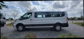 2021 FORD TRANSIT 350 PASSENGER VAN PASSENGER V6, FLEX FUEL, 3.5 LITER XLT W/LOW ROOF VAN 3D