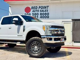 2017 FORD F250 SUPER DUTY CREW CAB PICKUP V8, TURBO DIESEL, 6.7L LARIAT PICKUP 4D 6 3/4 FT