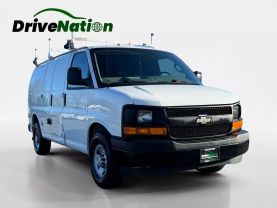 2017 CHEVROLET EXPRESS 3500 CARGO CARGO V8, FLEX FUEL, 6.0 LITER REGULAR VAN 3D