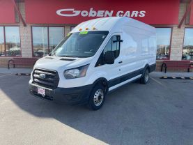 2020 FORD TRANSIT 350 HD CARGO VAN CARGO V6, ECOBOOST, TWIN TURBO, 3.5 LITER EXTENDED LENGTH HIGH ROOF W/9950-LB GVWR VAN 3D