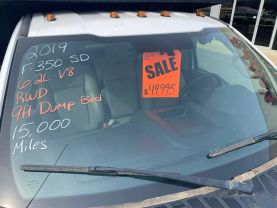 2019 FORD F350 SUPER DUTY REGULAR CAB 9FT DUMP TRUCK DUMP TRUCKS V8, 6.2 LITER XL 2D - Eddies Auto Sales