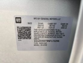 2022 CHEVROLET MALIBU SEDAN 4-CYL, TURBO, 1.5 LITER LT SEDAN 4D at T&T Repairables - used car dealership in Spencer, Indiana.