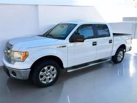 2013 FORD F150 SUPERCREW CAB PICKUP V6, FLEX FUEL, 3.7 LITER XLT PICKUP 4D 5 1/2 FT
