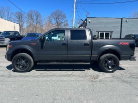 2014 FORD F150 SUPERCREW CAB PICKUP V8, FLEX FUEL, 5.0 LITER STX PICKUP 4D 5 1/2 FT
