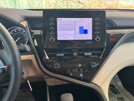 2022 TOYOTA CAMRY SEDAN 4-CYL, 2.5 LITER LE SEDAN 4D at T&T Repairables - used car dealership in Spencer, Indiana.