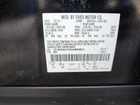 2016 FORD EXPLORER SUV V6, ECOBOOST, TT, 3.5L PLATINUM SPORT UTILITY 4D