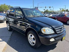 2002 MERCEDES-BENZ M-CLASS SUV V6, 3.2 LITER ML 320 SPORT UTILITY 4D