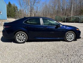 2022 TOYOTA CAMRY SEDAN 4-CYL, 2.5 LITER LE SEDAN 4D at T&T Repairables - used car dealership in Spencer, Indiana.