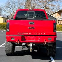 2011 FORD F350 SUPER DUTY CREW CAB PICKUP VERMILLION RED AUTOMATIC - Capital City Auto