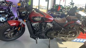 2018 INDIAN MOTORCYCLE SCOUT BOBBER (BLACK) - - -