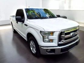 2016 FORD F150 SUPER CAB PICKUP V8, FLEX FUEL, 5.0 LITER XL PICKUP 4D 8 FT