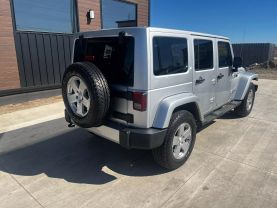 2011 JEEP WRANGLER SUV V6, 3.8 LITER UNLIMITED SAHARA SPORT UTILITY 4D