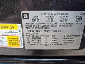 2016 GMC ACADIA SUV V6, 3.6 LITER DENALI SPORT UTILITY 4D