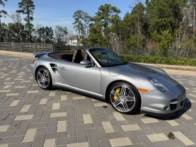 2008 PORSCHE 911 CONVERTIBLE 6-CYL, TURBO, 3.6 LITER TURBO CABRIOLET 2D