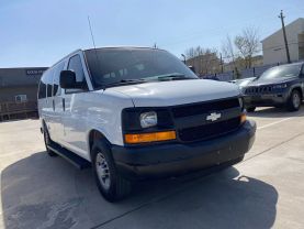 2012 CHEVROLET EXPRESS 2500 PASSENGER PASSENGER V8, FLEX FUEL, 6.0 LITER LS VAN 3D at Motors On Wheels - used car dealership in Houston, Texas.