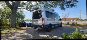 2019 FORD TRANSIT 350 WAGON PASSENGER V6, 3.7 LITER XLT W/MEDIUM ROOF W/SLIDING SIDE DOOR VAN 3D