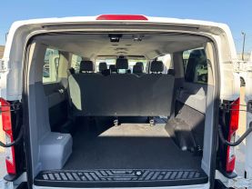 2019 FORD TRANSIT 150 WAGON PASSENGER V6, 3.7 LITER XLT W/LOW ROOF W/60/40 SIDE DOOR VAN 3D at Motors On Wheels - used car dealership in Houston, Texas.