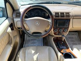 2002 MERCEDES-BENZ M-CLASS SUV V6, 3.2 LITER ML 320 SPORT UTILITY 4D