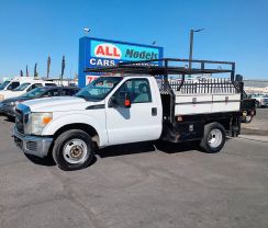 2015 FORD F350 SUPER DUTY REGULAR CAB & CHASSIS CAB CHASSIS V8, FLEX FUEL, 6.2 LITER XL CAB & CHASSIS 2D