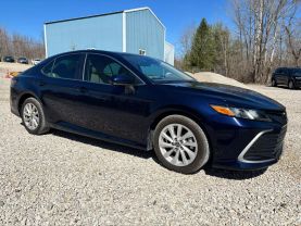 2022 TOYOTA CAMRY SEDAN 4-CYL, 2.5 LITER LE SEDAN 4D at T&T Repairables - used car dealership in Spencer, Indiana.