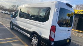 2021 FORD TRANSIT 350 PASSENGER VAN PASSENGER V6, FLEX FUEL, 3.5 LITER XLT W/MEDIUM ROOF VAN 3D