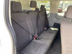 2019 FORD TRANSIT 150 WAGON PASSENGER V6, 3.7 LITER XLT W/LOW ROOF W/60/40 SIDE DOOR VAN 3D at Motors On Wheels - used car dealership in Houston, Texas.