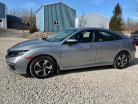 2020 HONDA CIVIC SEDAN 4-CYL, I-VTEC, 2.0 LITER LX SEDAN 4D at T&T Repairables - used car dealership in Spencer, Indiana.