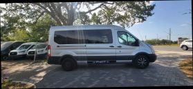 2019 FORD TRANSIT 350 WAGON PASSENGER V6, 3.7 LITER XLT W/MEDIUM ROOF W/SLIDING SIDE DOOR VAN 3D