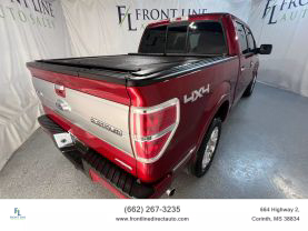 2014 FORD F150 SUPERCREW CAB PICKUP V8, FLEX FUEL, 5.0 LITER PLATINUM PICKUP 4D 5 1/2 FT