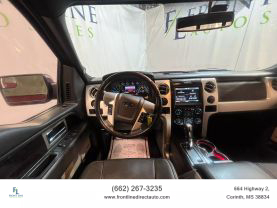 2014 FORD F150 SUPERCREW CAB PICKUP V8, FLEX FUEL, 5.0 LITER PLATINUM PICKUP 4D 5 1/2 FT