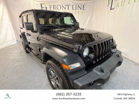2018 JEEP WRANGLER UNLIMITED SUV 4-CYL, TURBO, 2.0 LITER ALL NEW SPORT S SPORT UTILITY 4D