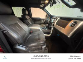 2014 FORD F150 SUPERCREW CAB PICKUP V8, FLEX FUEL, 5.0 LITER PLATINUM PICKUP 4D 5 1/2 FT
