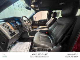 2014 FORD F150 SUPERCREW CAB PICKUP V8, FLEX FUEL, 5.0 LITER PLATINUM PICKUP 4D 5 1/2 FT