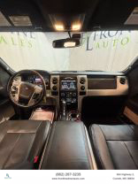 2014 FORD F150 SUPERCREW CAB PICKUP V8, FLEX FUEL, 5.0 LITER PLATINUM PICKUP 4D 5 1/2 FT
