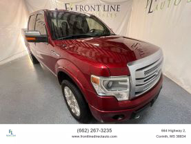 2014 FORD F150 SUPERCREW CAB PICKUP V8, FLEX FUEL, 5.0 LITER PLATINUM PICKUP 4D 5 1/2 FT