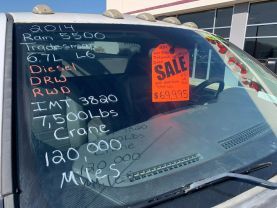 2014 RAM 5500 TRADESMAN MECHANIC CRANE TRUCK 7,500 LBS IMT CRANE MECHANIC CRANE TRUCK 6-CYL, TURBO DSL, 6.7L TRADESMAN REG CAB 2D - Eddies Auto Sales