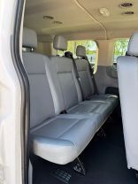 2019 FORD TRANSIT 150 WAGON PASSENGER V6, 3.7 LITER XLT W/LOW ROOF W/60/40 SIDE DOOR VAN 3D at Motors On Wheels - used car dealership in Houston, Texas.
