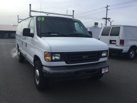 2003 FORD E350 SUPER DUTY CARGO CARGO V8, 5.4 LITER COMMERCIAL EXTENDED VAN 3D