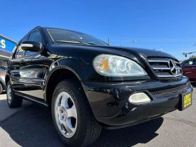 2002 MERCEDES-BENZ M-CLASS SUV V6, 3.2 LITER ML 320 SPORT UTILITY 4D