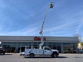 2020 FORD F550 SD 43FT CABLE PLACER BUCKET TRUCK ALTEC AT238P BUCKET TRUCKS V8, TURBO DIESEL, 6.7 LITER XL REG CAB 2D - Eddies Auto Sales